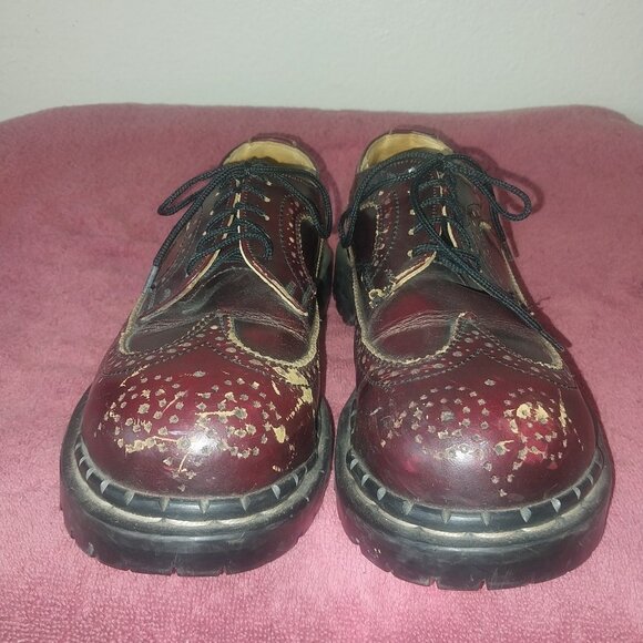 GRIPFAST STEEL TOE OXFORD BROWN LEATHER SHOES SZ 5 UK 35 - Picture 5 of 16